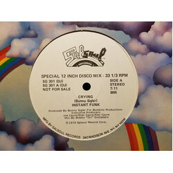 Instant Funk Crying / Dark Vader VINYL 12" USED
