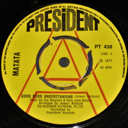 Matata Good Good Understanding VINYL 7" USED