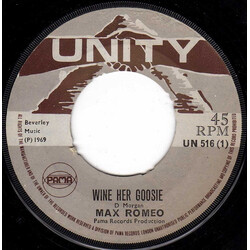 Max Romeo / King Cannon Wine Her Goosie / Fireball USED VINYL 7INCH SINGLE 45 RPM