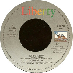 Robbie Patton Don't Give It Up VINYL 7" USED