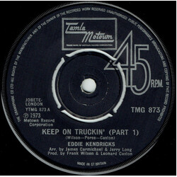 Eddie Kendricks Keep On Truckin' VINYL 7" USED