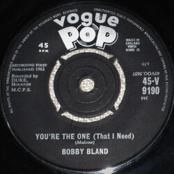 Bobby Bland You're The One (That I Need) USED VINYL 7INCH 45 RPM SINGLE