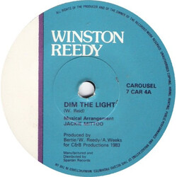 Winston Reedy Dim The Lights USED VINYL 7INCH 45 RPM