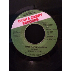 Gregory Isaacs Happy Anniversary USED VINYL 7INCH