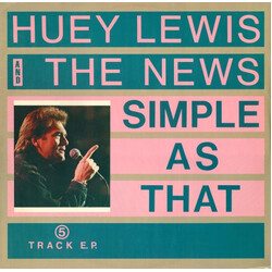 Huey Lewis & The News Simple As That VINYL 12" USED