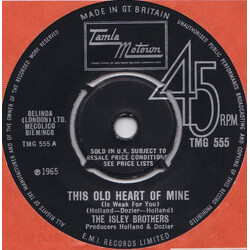 The Isley Brothers This Old Heart Of Mine (Is Weak For You) USED VINYL 7INCH SINGLE 45 RPM MONO