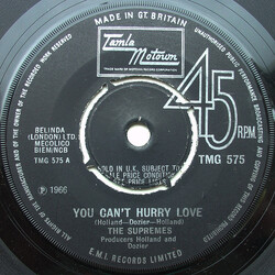 The Supremes You Can't Hurry Love VINYL 7" USED