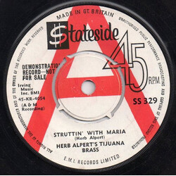 Herb Alpert & The Tijuana Brass Struttin' With Maria / Marching Thru Madrid USED VINYL 7INCH 45 RPM PROMO