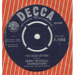 Denny Mitchell Soundsations I've Been Crying USED VINYL 7INCH 45 RPM SINGLE