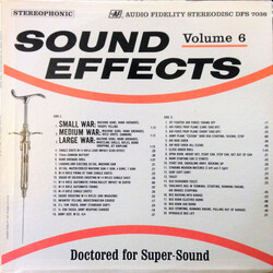 No Artist Sound Effects Vol. 6 Vinyl LP USED