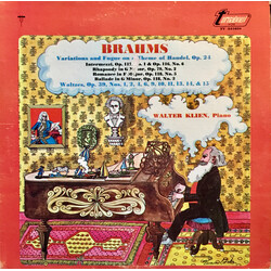 Johannes Brahms / Walter Klien Brahms: Intermezzi, Rhapsody, Romance Etc. Vinyl LP USED
