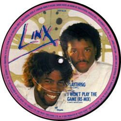 Linx Plaything USED VINYL 7INCH 45 RPM SINGLE PICTURE DISC