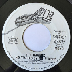 The Hagers Heartaches By The Number USED VINYL 7INCH 45 RPM SINGLE PROMO STEREO MONO