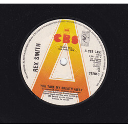 Rex Smith You Take My Breath Away USED VINYL 7INCH SINGLE 45 RPM PROMO