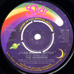 The Whispers I Can Make It Better Vinyl 7" USED