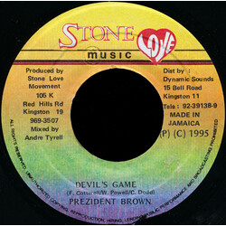 Prezident Brown Devil's Game USED VINYL 7INCH 45 RPM