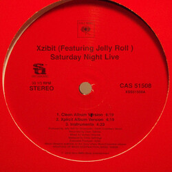 Xzibit Saturday Night Live / Criminal Set USED VINYL 12INCH 33 S RPM