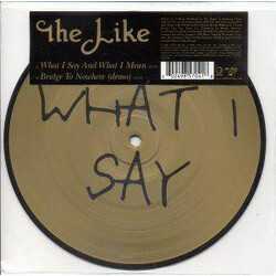 The Like What I Say And What I Mean USED VINYL 7INCH SINGLE PICTURE DISC