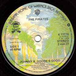 The Pirates (3) Johnny B. Goode's Good USED VINYL 7INCH 45 RPM