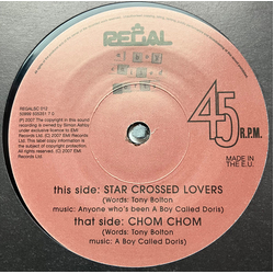 A Boy Called Doris Star Crossed Lovers / Chom Chom USED VINYL 7INCH SINGLE 45 RPM