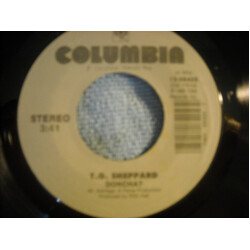 T.G. Sheppard Doncha? / In Over My Heart USED VINYL 7INCH 45 RPM SINGLE REISSUE