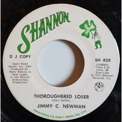 Jimmy C. Newman Thoroughbred Loser USED VINYL 7INCH 45 RPM SINGLE PROMO STEREO