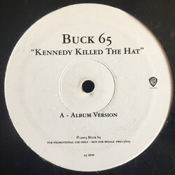 Buck 65 Kennedy Killed The Hat USED VINYL 12INCH PROMO