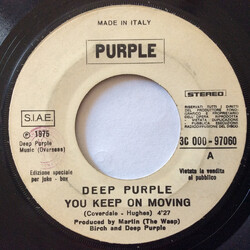 Deep Purple You Keep On Moving USED VINYL 7INCH 45 RPM JUKEBOX
