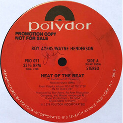 Roy Ayers / Wayne Henderson Heat Of The Beat USED VINYL 12INCH 33 S RPM PROMO STEREO