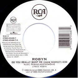 Robyn Do You Really Want Me (Show Respect) USED VINYL 7INCH 45 RPM SINGLE