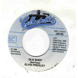 Elvis Presley Old Shep Vinyl 7" USED