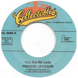 Freddie Jackson You Are My Lady / Rock Me Tonight (For Old Time's Sake) USED VINYL 7INCH 45 RPM SINGLE REISSUE