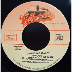 Brotherhood Of Man / Maureen McGovern United We Stand/The Morning After Vinyl 7" USED