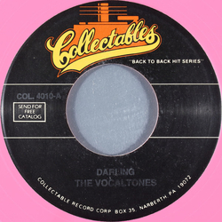 The Vocaltones / The Inspirations (11) Darling / Raindrops Vinyl 7" USED