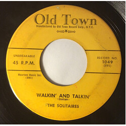 The Solitaires Walkin' And Talkin' USED VINYL 7INCH 45 RPM