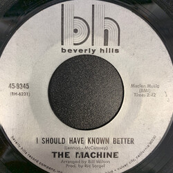 The Machine (16) I Should Have Known Better USED VINYL 7INCH 45 RPM SINGLE