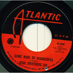 Soul Brothers Six Some Kind Of Wonderful / I'll Be Loving You USED VINYL 7INCH 45 RPM STYRENE