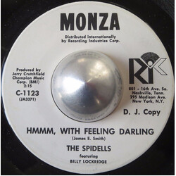 The Spidells / Billy Lockridge Hmmm, With Feeling Darling USED VINYL 7INCH 45 RPM SINGLE PROMO