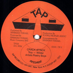 Poetry Boys Crack Attack USED VINYL 12INCH 33 S RPM