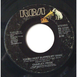 Charley Pride You Almost Slipped My Mind USED VINYL 7INCH 45 RPM STYRENE