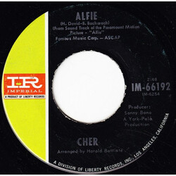 Cher Alfie / She's No Better Than Me USED VINYL 7INCH 45 RPM SINGLE
