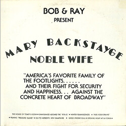 Bob And Ray Bob & Ray Present - Mary Backstayge Noble Wife Vinyl LP USED