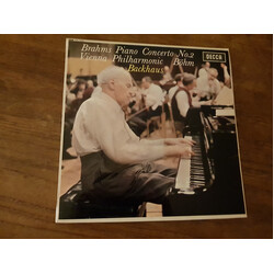 Johannes Brahms / Wiener Philharmoniker / Karl Böhm / Wilhelm Backhaus Piano Concerto No.2 Vinyl LP USED
