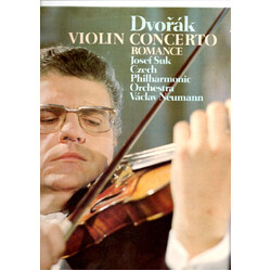 Antonín Dvořák / Josef Suk / The Czech Philharmonic Orchestra / Václav Neumann Violin Concerto, Romance Vinyl LP USED