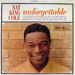 Nat King Cole Unforgettable Vinyl LP USED