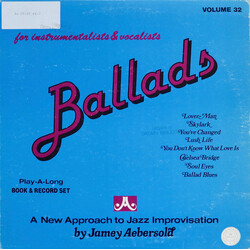 Jamey Aebersold Ballads Vinyl LP USED