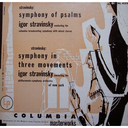 Igor Stravinsky Symphony Of Psalms ‧ Symphony In Three Movements Vinyl LP USED