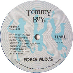 Force MD's Tears USED VINYL 12INCH 33 S RPM