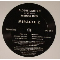 Elodie Lauten / Nirosta Steel Miracle 2 USED VINYL 12INCH 33 S RPM EP LIMITED EDITION NUMBERED