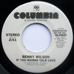 Benny Wilson (2) If You Wanna Talk Love USED VINYL 7INCH 45 RPM PROMO